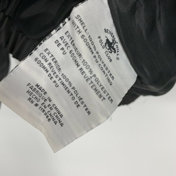 Beverly Hills Polo Club Jacket Green Black Hooded 1/4 Zip - Picture 11 of 11